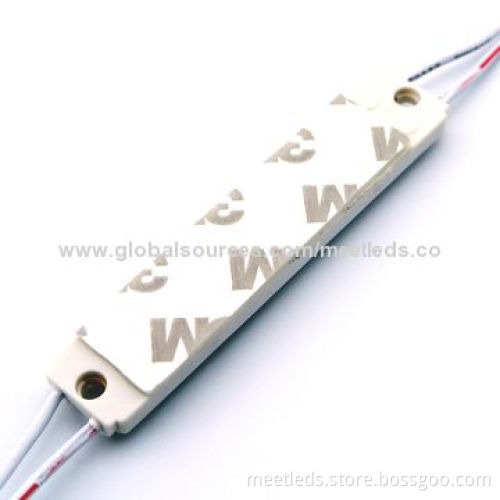 3pcs SMD2835 12V DC Waterproof IP65 Rectangle LED Injection Module Lights with 3-year Warranty